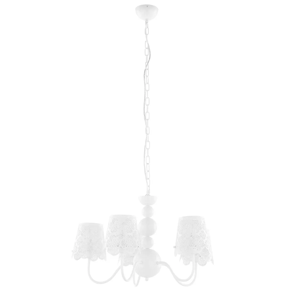 Arianna, nowoczesna lampa wisząca, biała, E14, V2473B-5 WH